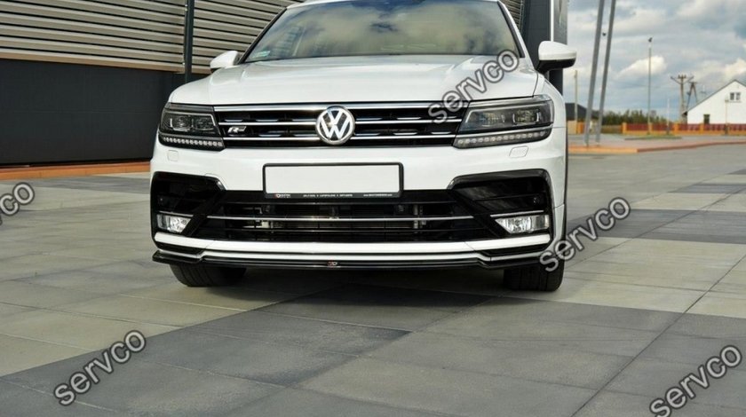 Prelungire splitter bara fata Volkswagen Tiguan Mk2 R-Line 2015- v1 - Maxton Design