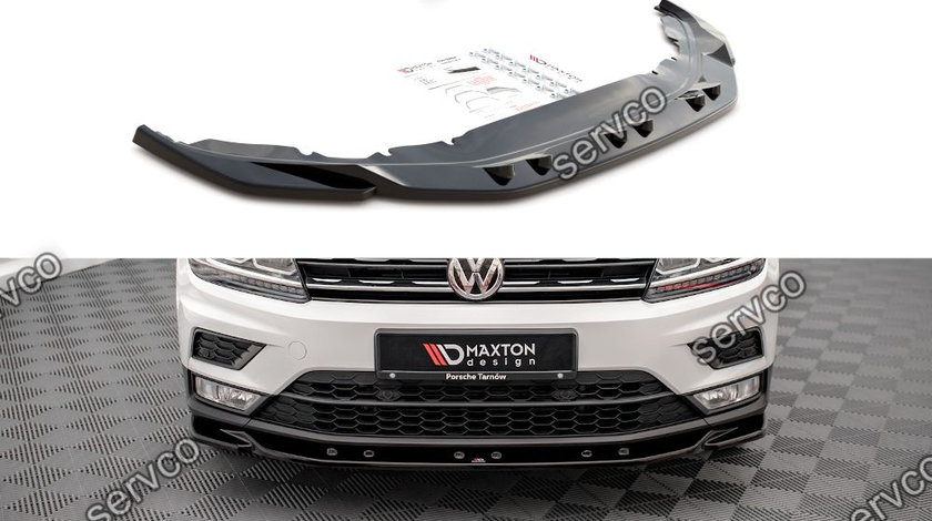 Prelungire splitter bara fata Volkswagen Tiguan Mk2 2015-2020 v5 - Maxton Design