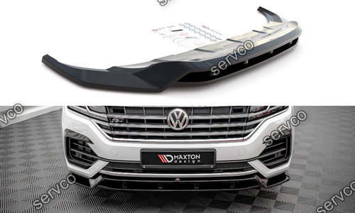 Prelungire splitter bara fata Volkswagen Touareg R-Line Mk3 2018- v1 - Maxton Design