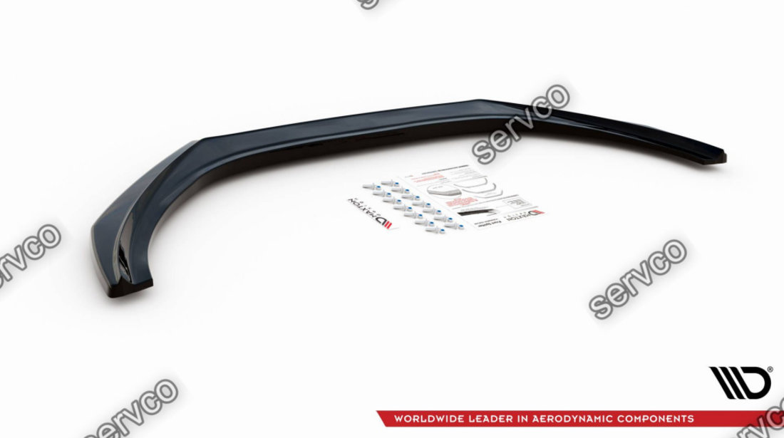 Prelungire splitter bara fata Volvo V40 2012-2019 v2 - Maxton Design