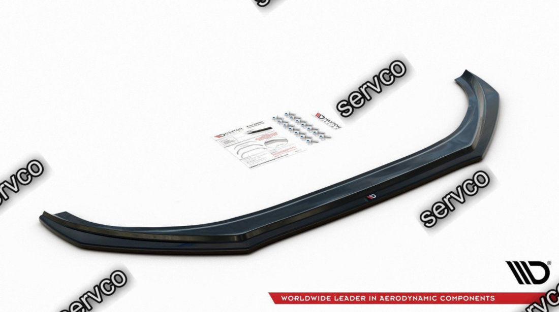 Prelungire splitter bara fata Volvo V40 2012-2019 v2 - Maxton Design