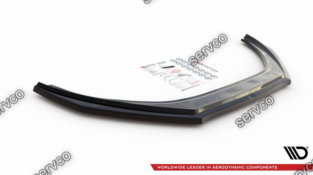 Prelungire splitter bara fata Volvo V40 2012-2019 v2 - Maxton Design