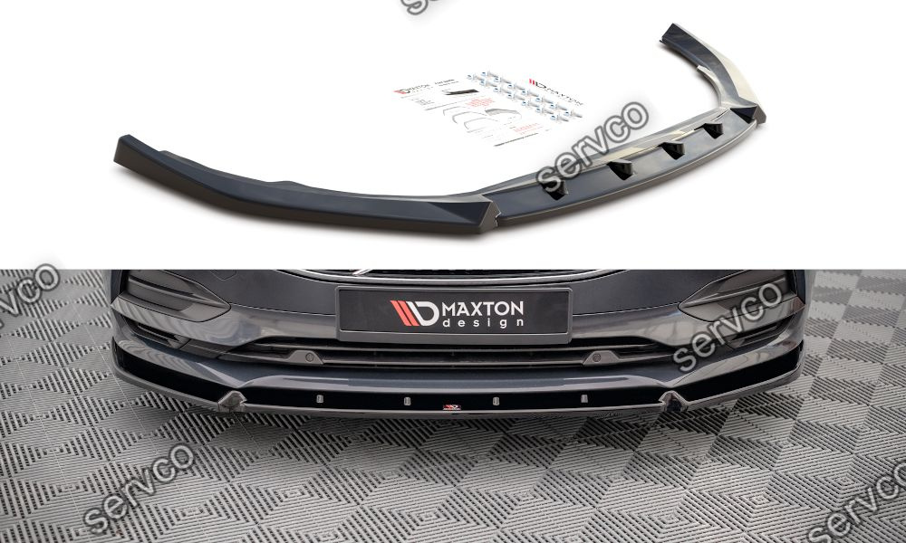 Prelungire splitter bara fata Volvo V90 Mk2 2016- v2 - Maxton Design