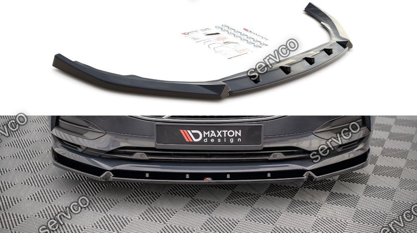 Prelungire splitter bara fata Volvo V90 Mk2 2016- v2 - Maxton Design