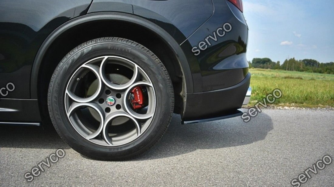 Prelungire splitter bara spate Alfa Romeo Stelvio 2016- v1 - Maxton Design