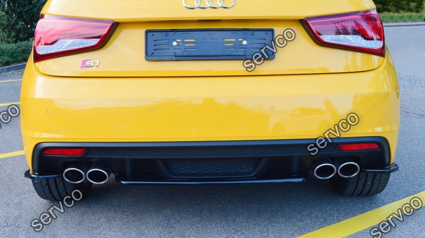 Prelungire splitter bara spate Audi A1 S1 Mk1 8X 2015-2018 v2 - Maxton Design