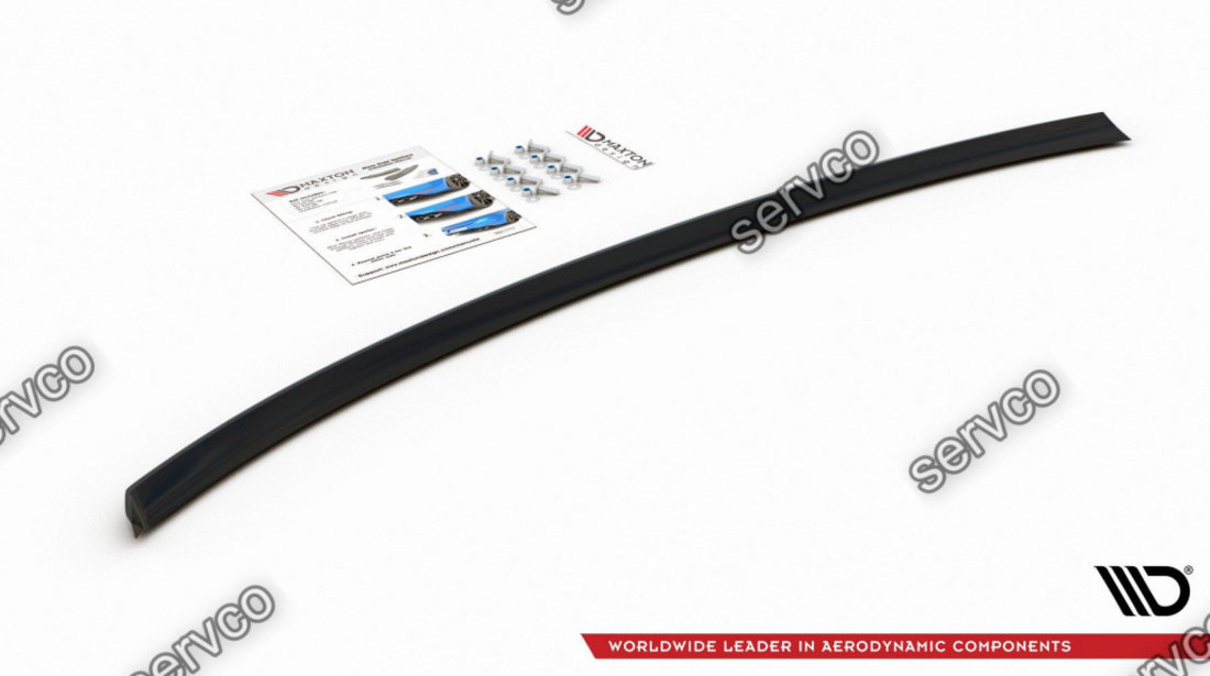 Prelungire splitter bara spate Audi A4 B8 Avant 2007-2011 v9 - Maxton Design