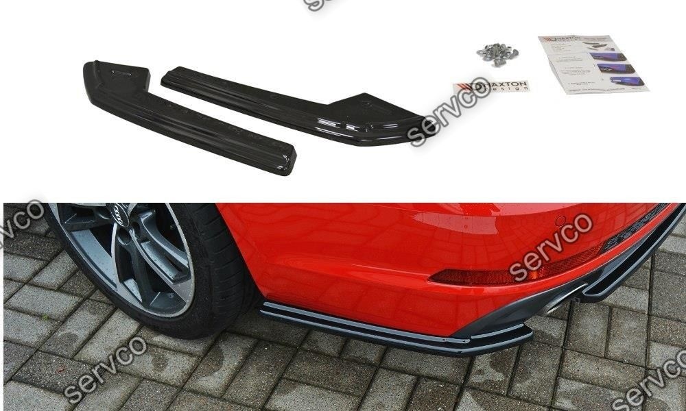 Prelungire splitter bara spate Audi A4 B9 Avant S-Line 2015-2019 v1 - Maxton Design