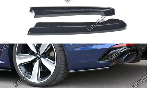 Prelungire splitter bara spate Audi A4 RS4 B9 Avant 2017- v6 - Maxton Design