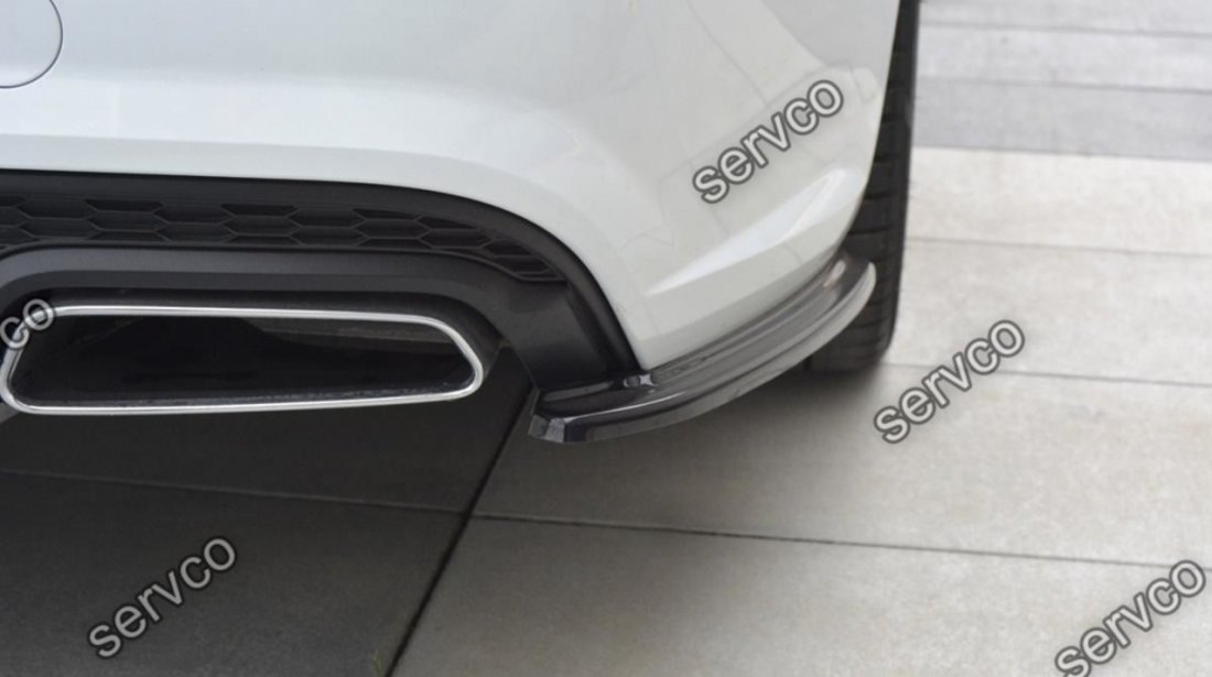 Prelungire splitter bara spate Audi A6 C7 4G Avant S-Line Facelift 2014- 2018 v1 - Maxton Design