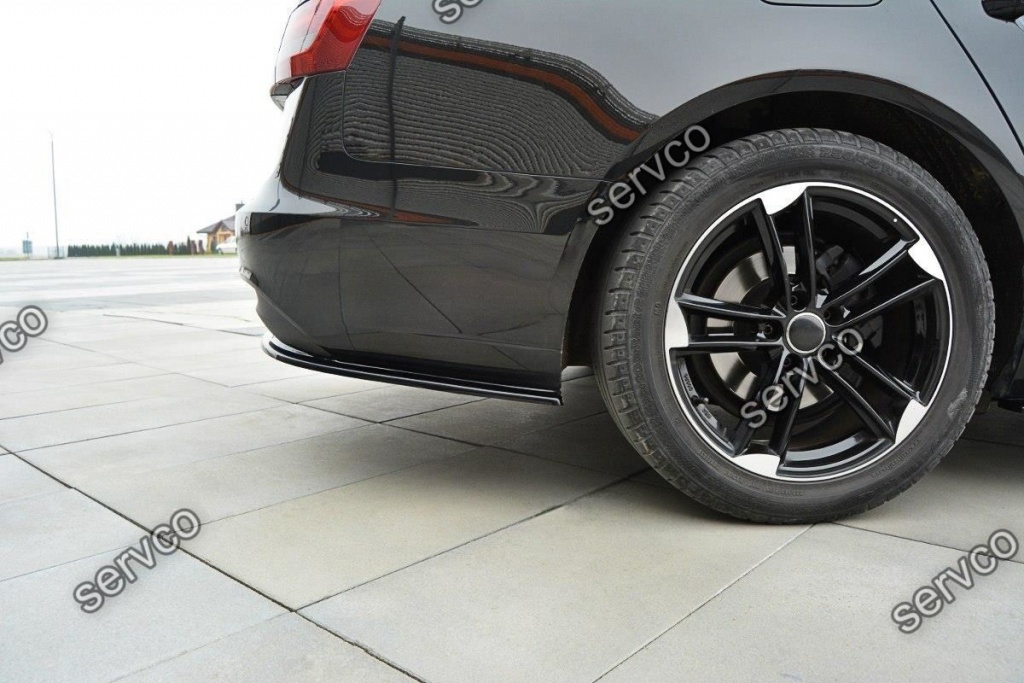 Prelungire splitter bara spate Audi A6 C7 4G Avant 2011-2014 v2 - Maxton Design