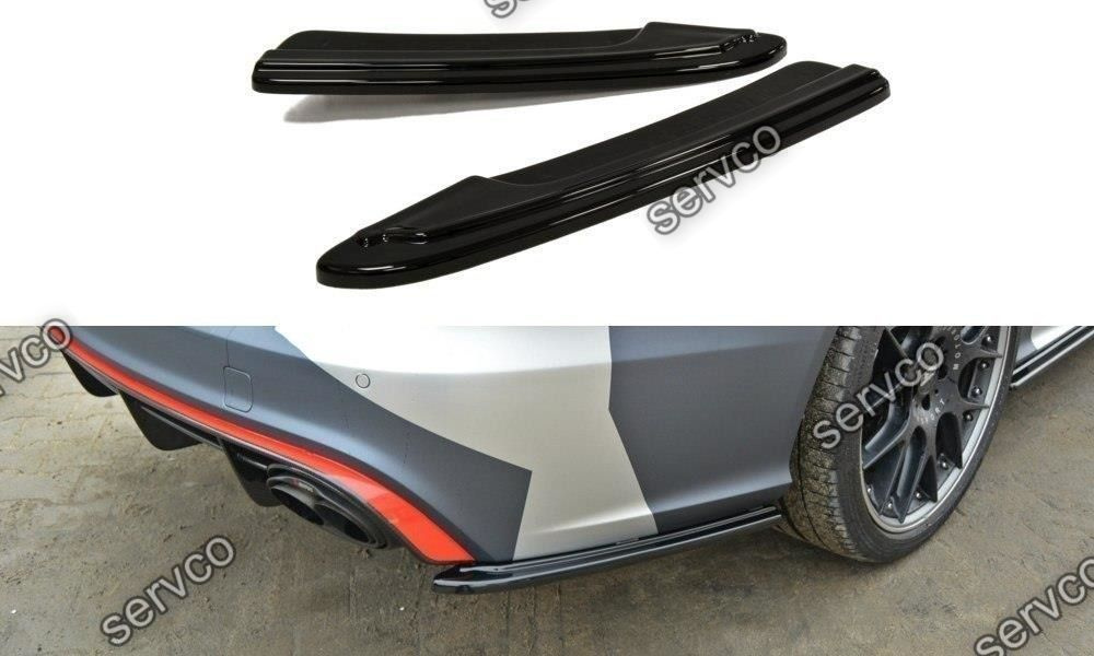 Prelungire splitter bara spate Audi A6 RS6 C7 2012-2018 v6 - Maxton Design