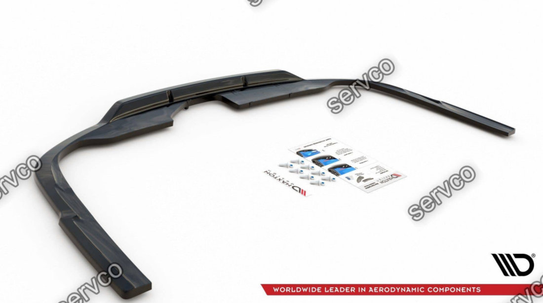 Prelungire splitter bara spate Audi A6 S-Line S6 C8 Avant 2019- v2 - Maxton Design