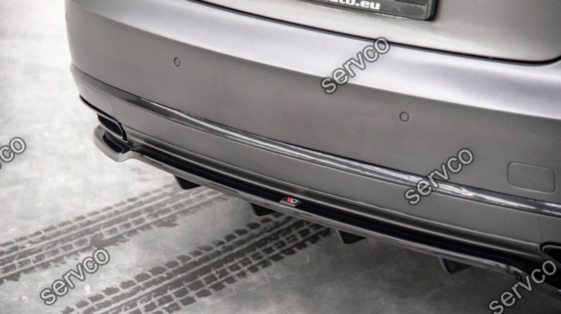 Prelungire splitter bara spate Audi A8 D4 Facelift 2013-2017 v5 - Maxton Design