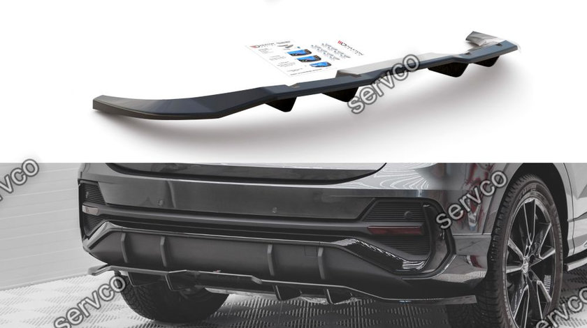 Prelungire splitter bara spate Audi Q3 Sportback S-Line 2019- v2 - Maxton Design