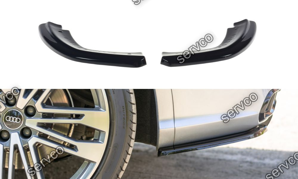 Prelungire splitter bara spate Audi Q5 SQ5 S-Line Mk2 2017- v1 - Maxton Design