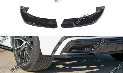 Prelungire splitter bara spate Audi Q8 Mk1 S-Line 2018- v1 - Maxton Design