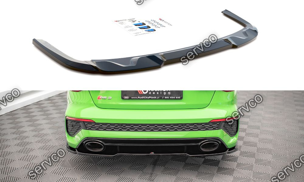 Prelungire splitter bara spate Audi RS3 Sedan 8Y 2020- v16 - Maxton Design