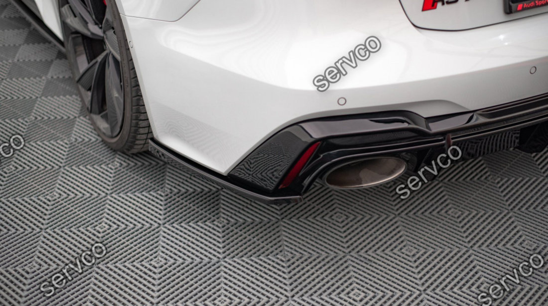 Prelungire splitter bara spate Audi RS6 C8 RS7 C8 2019- v7 - Maxton Design