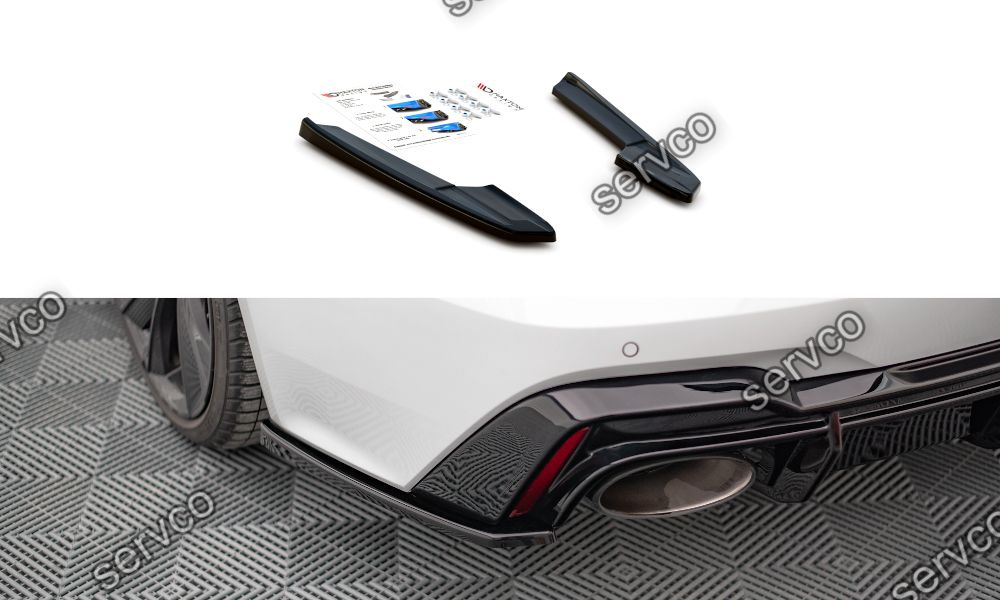 Prelungire splitter bara spate Audi RS6 C8 RS7 C8 2019- v7 - Maxton Design