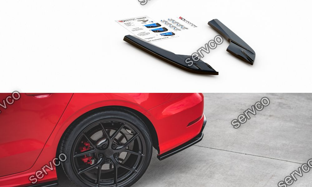 Prelungire splitter bara spate Audi S3 Sedan 8V 2013-2016 v22 - Maxton Design