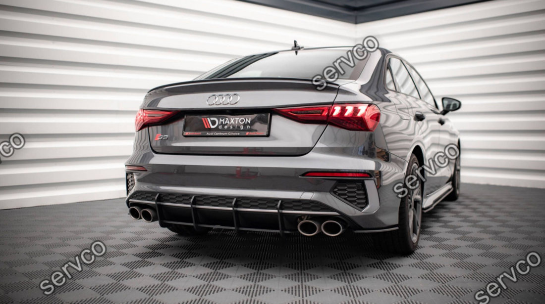 Prelungire splitter bara spate Audi S3 Sedan 8Y 2020- v16 - Maxton Design