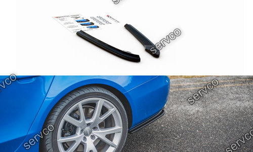 Prelungire splitter bara spate Audi S4 A4 S-Line B8 Sedan 2008-2011 v11 - Maxton Design
