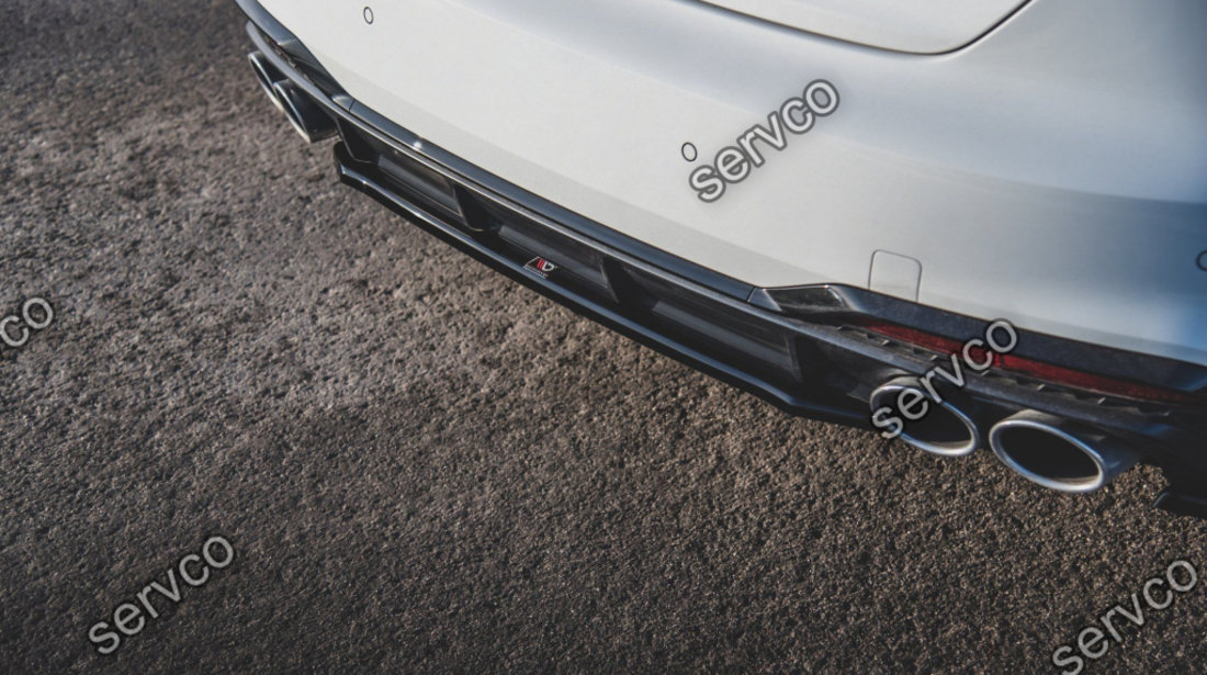 Prelungire splitter bara spate Audi S5 A5 S-Line Sportback F5 Facelift 2019- v19 - Maxton Design