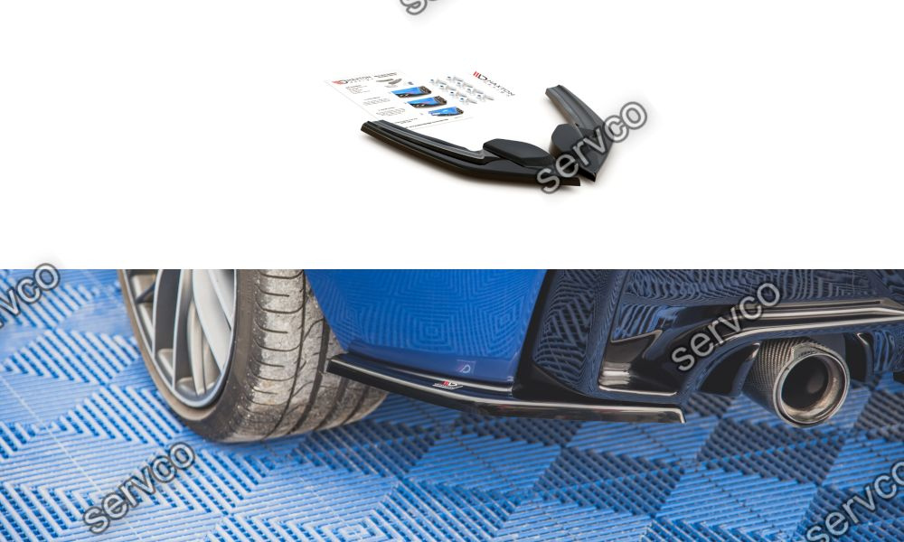 Prelungire splitter bara spate Bmw Seria 1 F20 M135i 2011-2015 v13 - Maxton Design