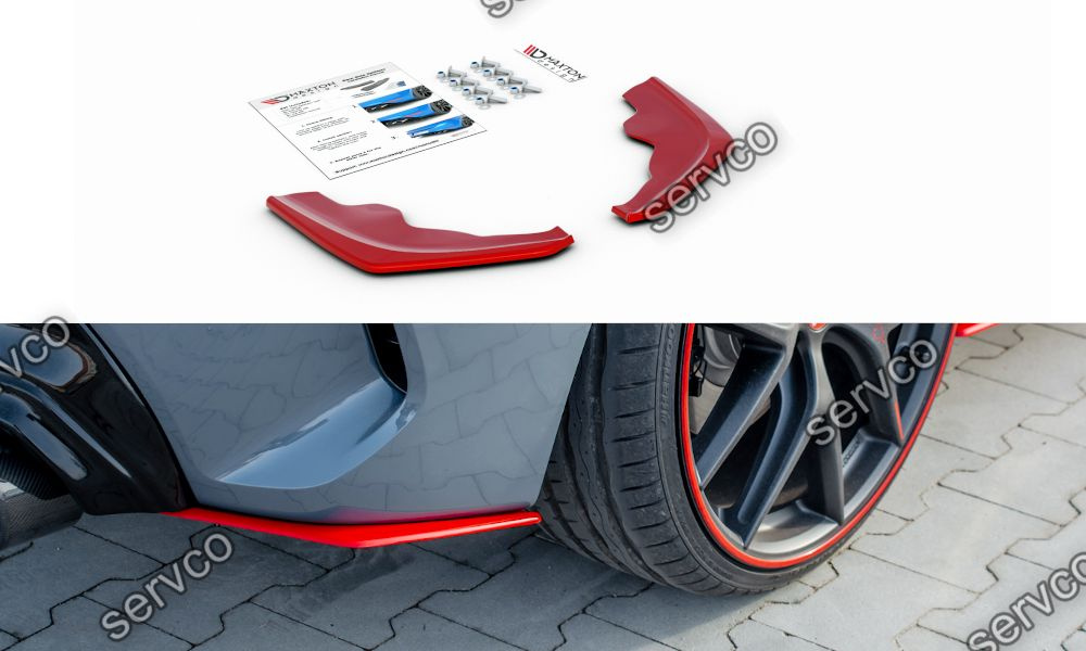 Prelungire splitter bara spate Bmw Seria 1 F40 M-Pachet 2019- v3 - Maxton Design