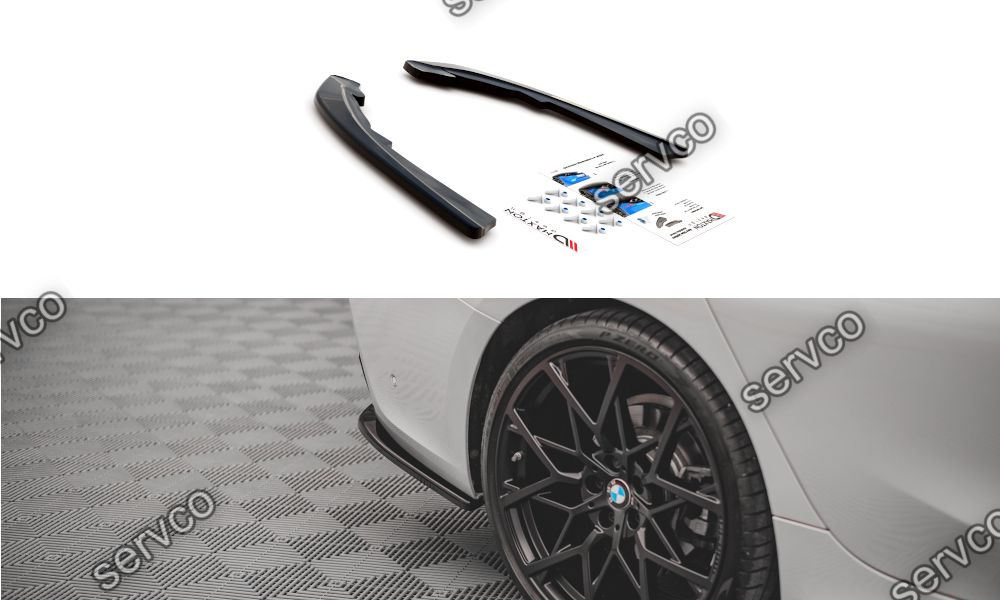 Prelungire splitter bara spate Bmw Seria 3 G20 G21 2018- v3 - Maxton Design