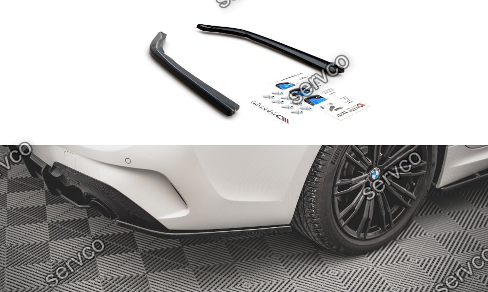 Prelungire splitter bara spate Bmw Seria 3 G20 G21 M-Pack 2018- v4 - Maxton Design
