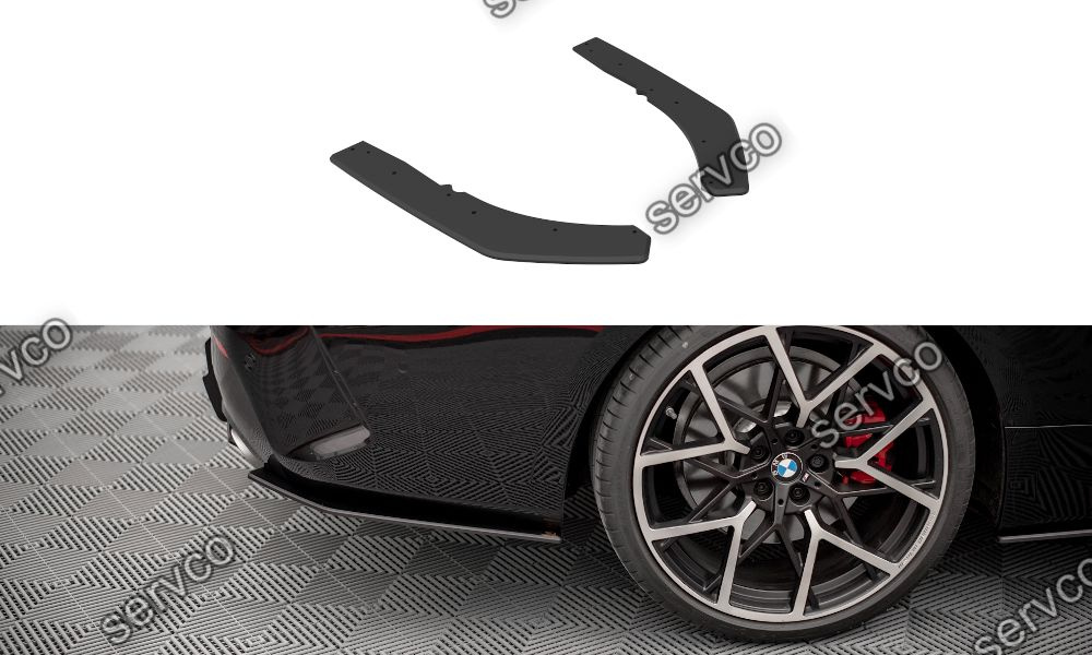 Prelungire splitter bara spate Bmw Seria 4 M-Pack G22 2020- v4 - Maxton Design