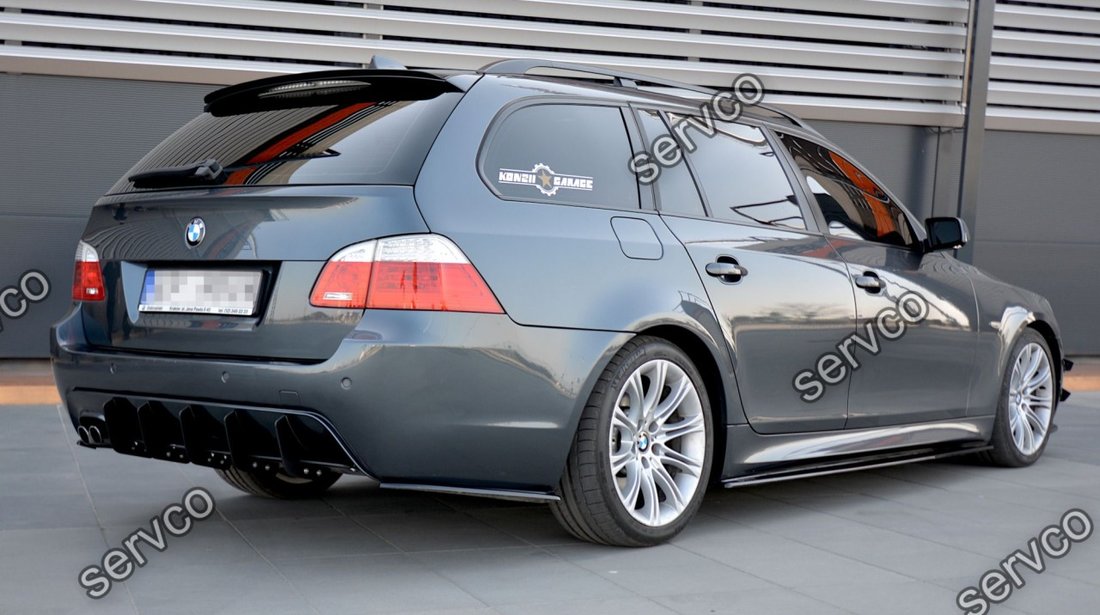 Prelungire splitter bara spate BMW Seria 5 E60 E61 M-Pachet 2003-2010 v2