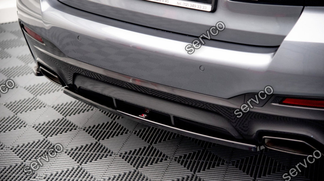 Prelungire splitter bara spate BMW Seria 5 G30 Facelift M-Pack 2020- v3 - Maxton Design