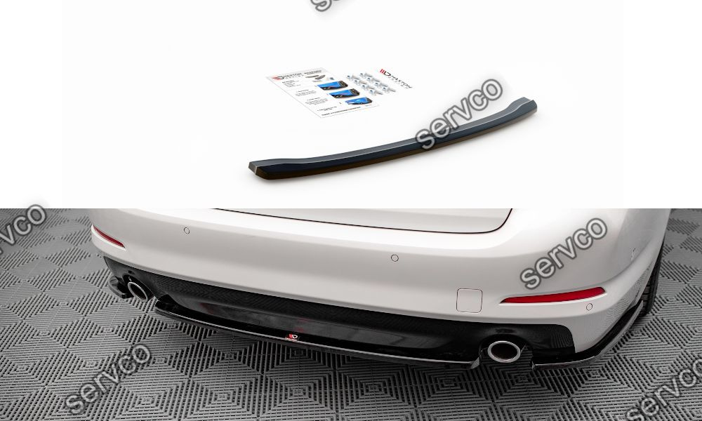 Prelungire splitter bara spate Bmw Seria 5 G30 2017-2020 v5 - Maxton Design