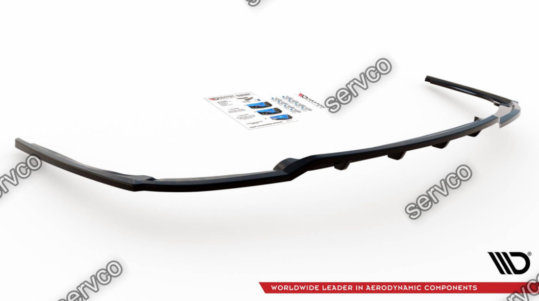 Prelungire splitter bara spate Bmw Seria 7 F01 M-Pack 2008-2013 v1 - Maxton Design