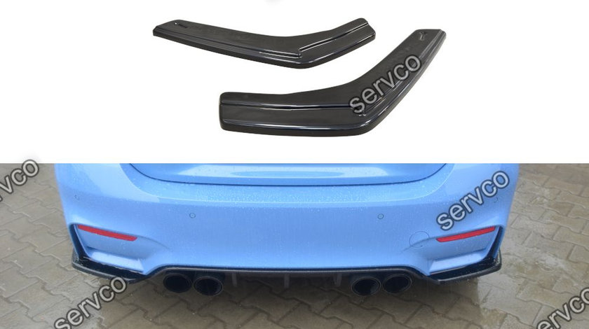 Prelungire splitter bara spate Bmw Seria M4 F82 2014- v1 - Maxton Design