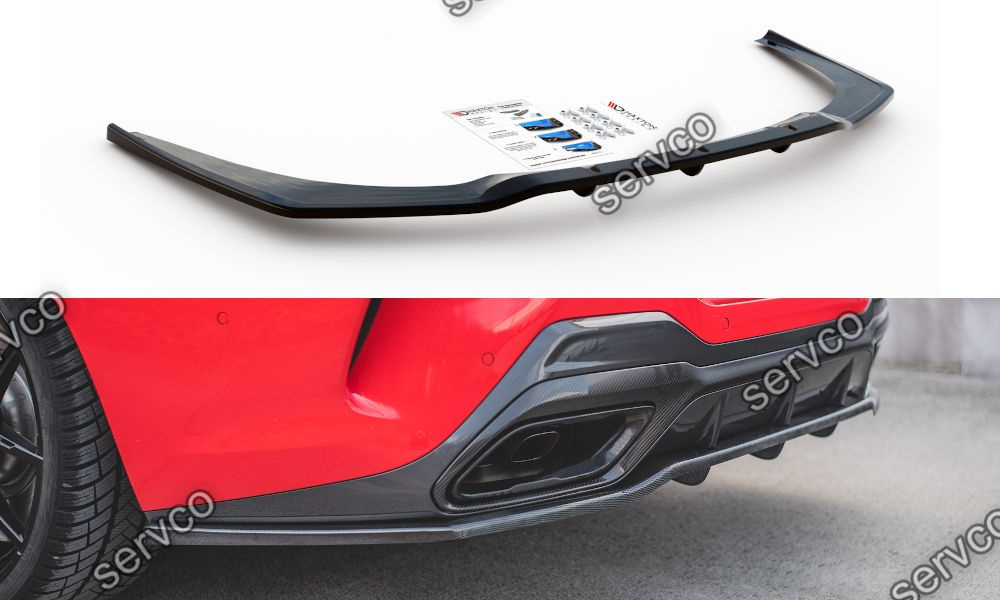 Prelungire splitter bara spate Bmw Seria M8 G15 M850I 2018- v2 - Maxton Design