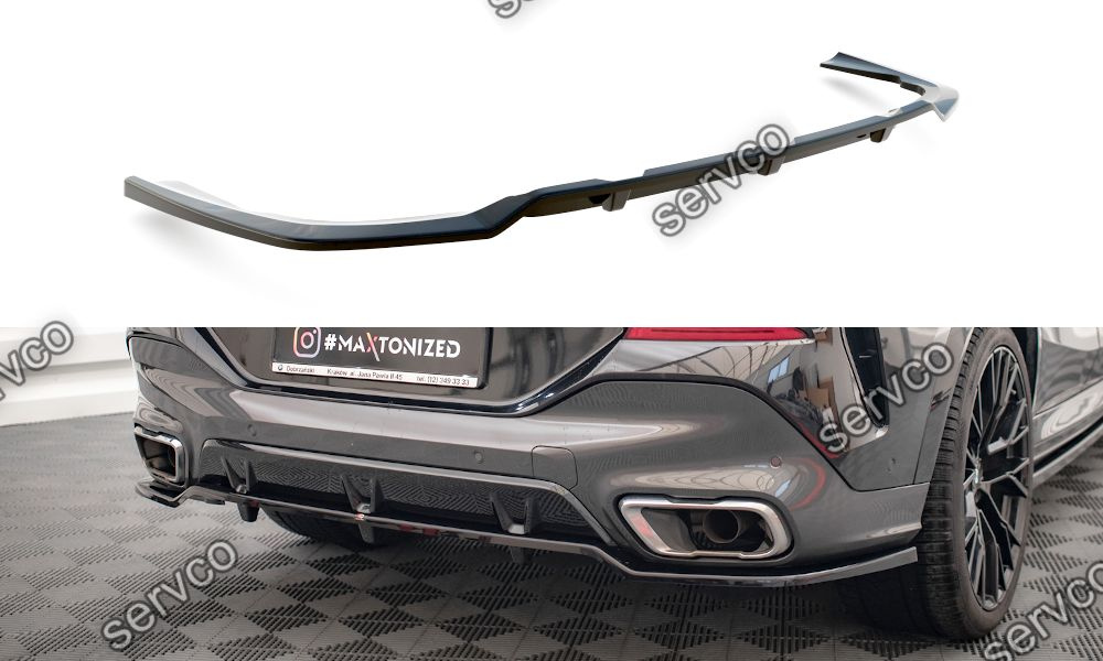 Prelungire splitter bara spate Bmw X6 G06 M-Pachet 2019- v2 - Maxton Design