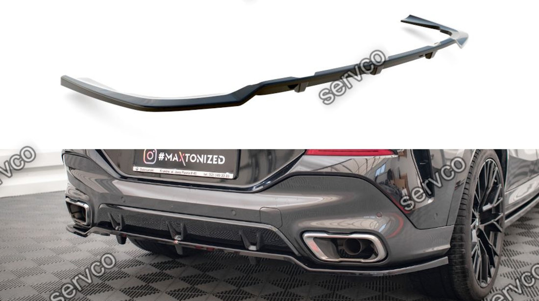 Prelungire splitter bara spate Bmw X6 G06 M-Pachet 2019- v2 - Maxton Design