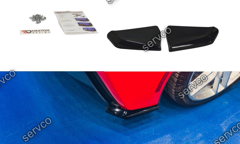 Prelungire splitter bara spate Chevrolet Corvette C7 2014- v1 - Maxton Design