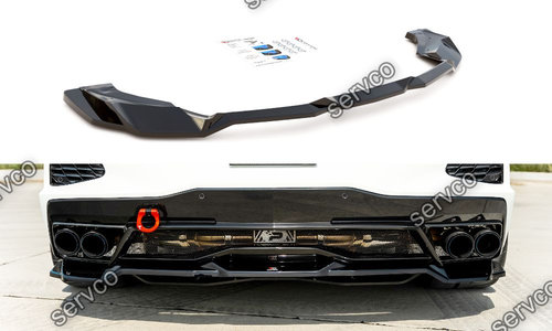 Prelungire splitter bara spate Chevrolet Corvette C8 2020- v1 - Maxton Design