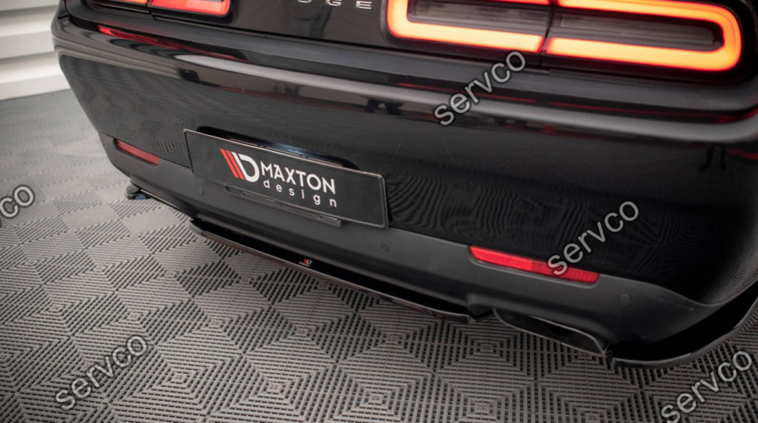 Prelungire splitter bara spate Dodge Challenger RT Mk3 Facelift 2014- v5 - Maxton Design