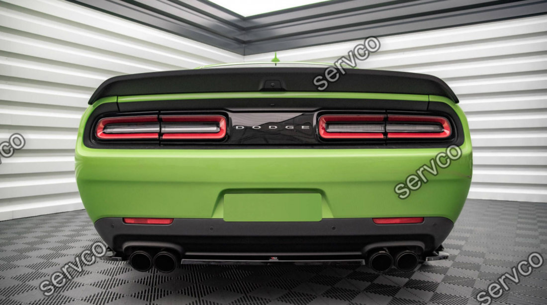Prelungire splitter bara spate Dodge Challenger SRT Hellcat Mk3 2014- v3 - Maxton Design