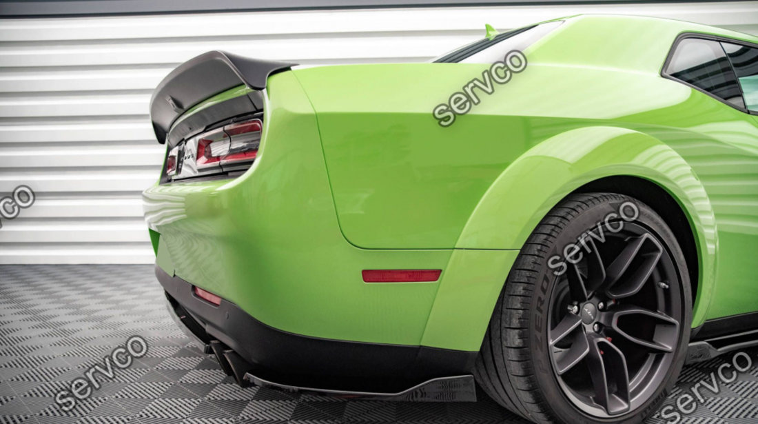 Prelungire splitter bara spate Dodge Challenger SRT Hellcat Mk3 2014- v4 - Maxton Design