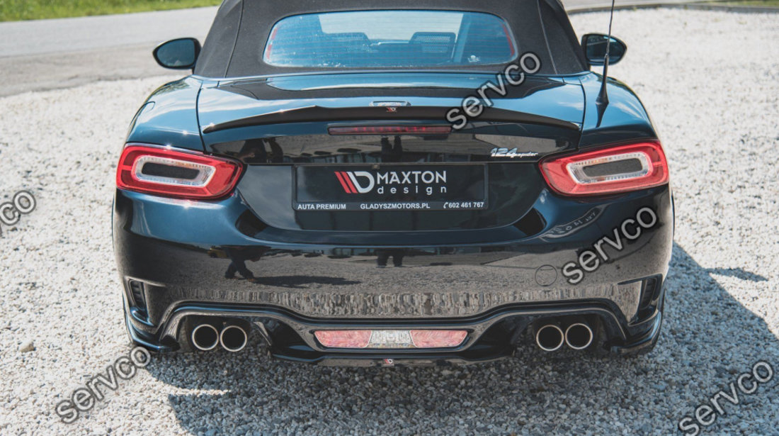 Prelungire splitter bara spate Fiat 124 Spider Abarth 2017- v2 - Maxton Design