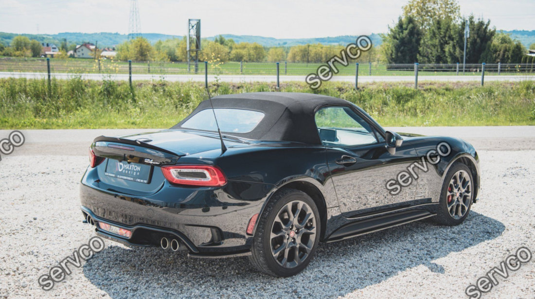 Prelungire splitter bara spate Fiat 124 Spider Abarth 2017- v1 - Maxton Design