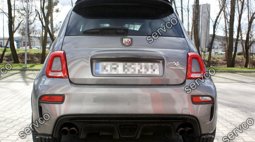 Prelungire splitter bara spate Fiat 500 Abarth Mk1 Facelift 2016- v3 - Maxton Design