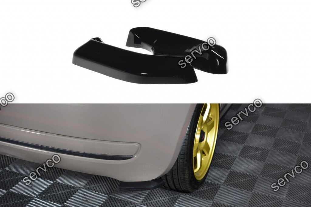Prelungire splitter bara spate Fiat 500 Hatchback 2007-2014 v1 - Maxton Design